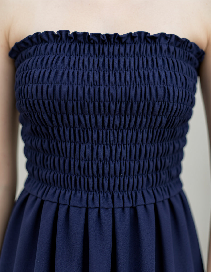 Smocked Tube Maxi Dress
