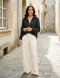 Half-Zip Long Sleeve Sweater