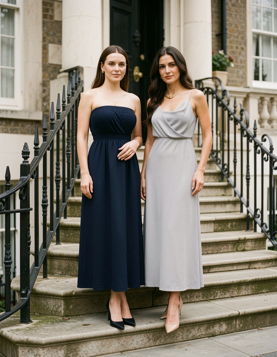 Smocked Tube Maxi Dress