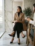 PU Leather Point Toe Pumps