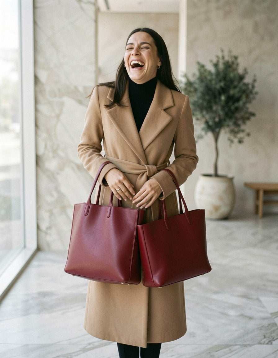 PU Leather Tote Bag