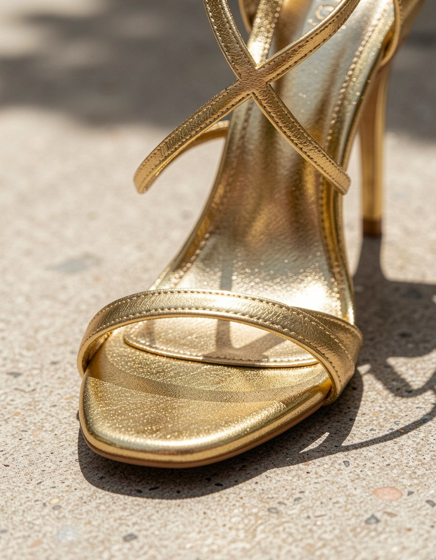 Open Toe Stiletto Sandals