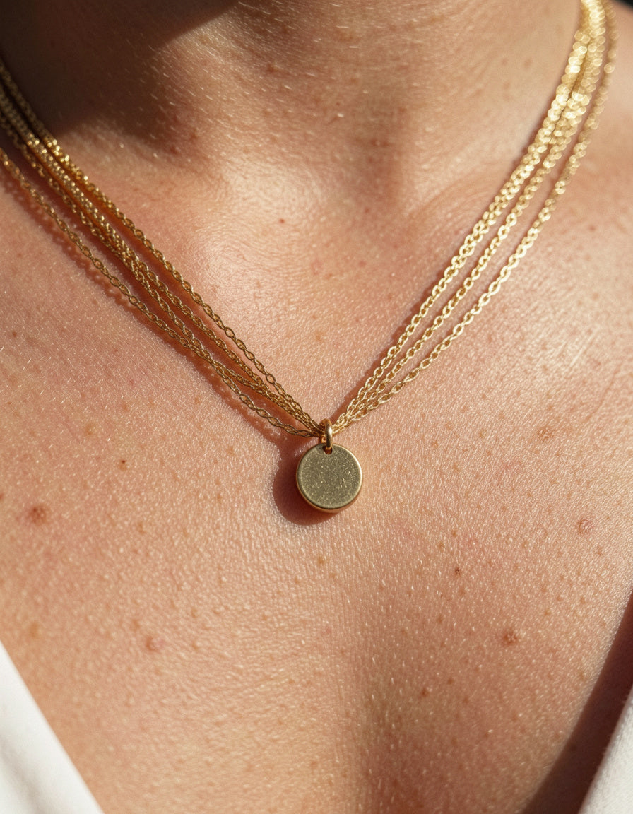 18K Gold-Plated Layered Necklace