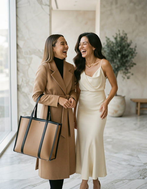 Contrast Tote Bag