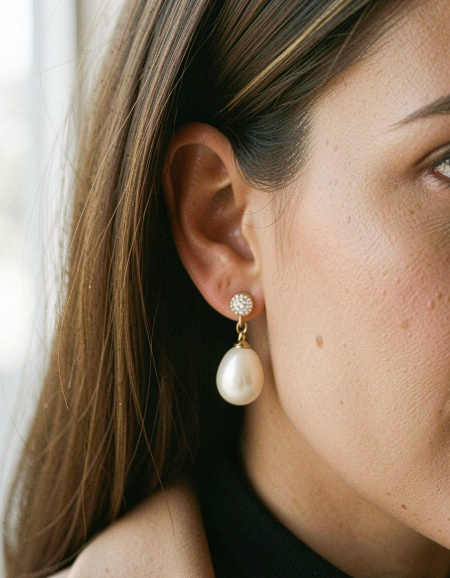 Pearl Drop Earrings