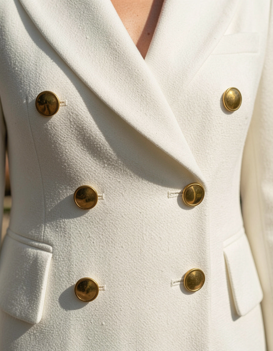 Double-Breasted Blazer Dress