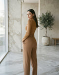 Single Shoulder Top and Pants Set